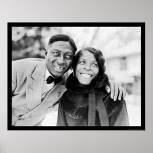 Affiche Leadbelly & Martha Ledbetter 1935