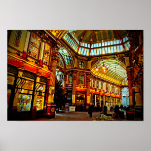 Affiche Leadenhall Market City Londres Angleterre