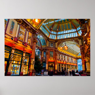 Affiche Leadenhall Market City Londres Angleterre