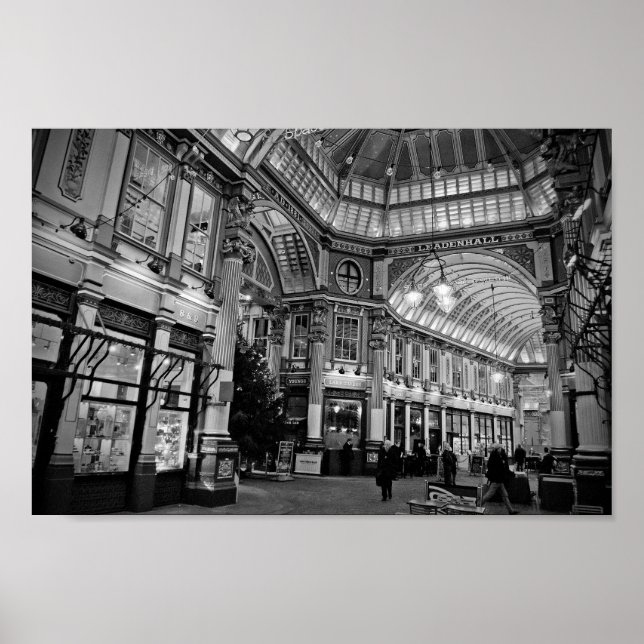 Affiche Leadenhall Market City Londres Angleterre Royaume- (Devant)
