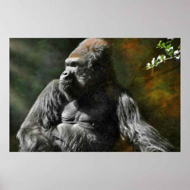 AFFICHE LEADER DE SILVERBACK GORILLA (Devant)