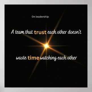 Affiche Leadership