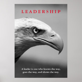 Affiche Leadership de l'aigle américain