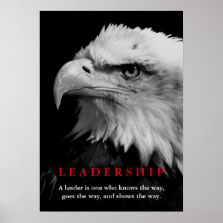 Affiche Leadership de l'aigle américain