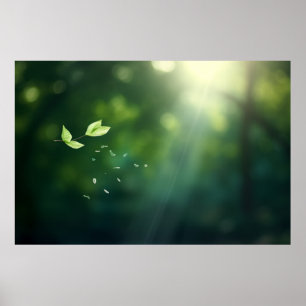 Affiche Leaf Air Nature Serene Tranquille Tranquille