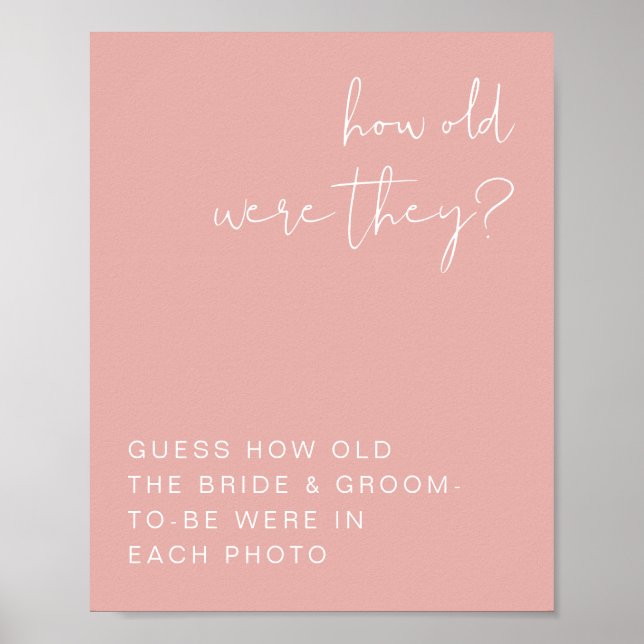 Affiche LEAH Vibrant Pastel Rose Comme Ils Étaient Anciens (Devant)