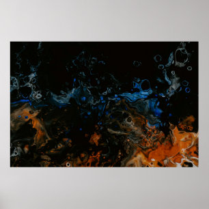 Affiche L'eau en gros plan photographie