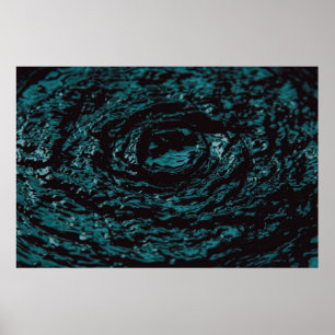 Affiche L'eau en gros plan photographie