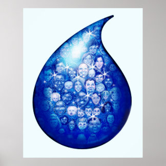 Affiche L'eau est la vie