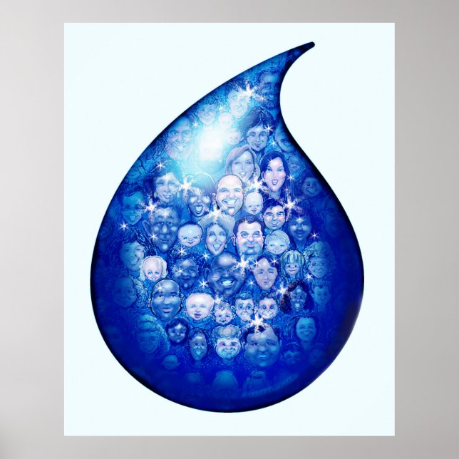 Affiche L'eau est la vie (Devant)