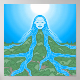 Affiche L'eau est la vie