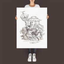 "L'Eau" - Etching Vintage des quatre éléments