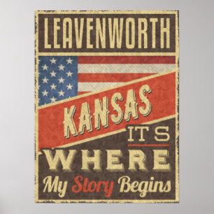 Affiche Leavenworth Kansas