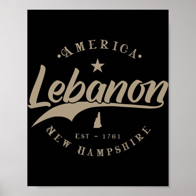 Affiche Lebanon New Hampshire  (Devant)