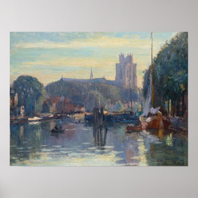 Affiche Lebourg - Cathédrale De Dordrecht (Devant)