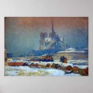 Affiche Lebourg - Notre Dame Paris