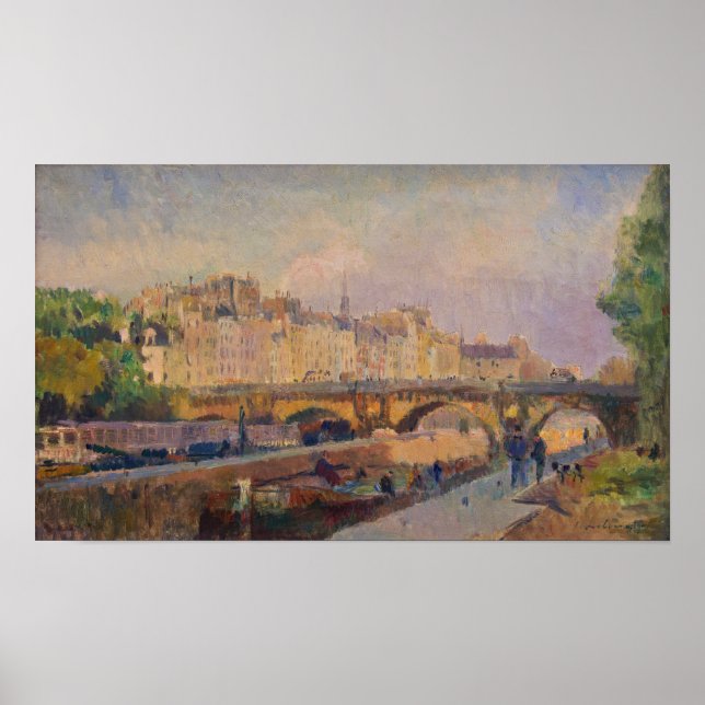 Affiche Lebourg - Paris Le Pont Neuf (Devant)