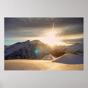 Affiche Lech am Arlberg Alpes autrichiennes Autriche Photo