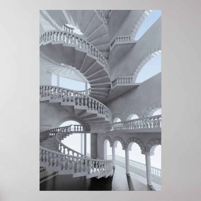 Affiche L'échelle (Devant)