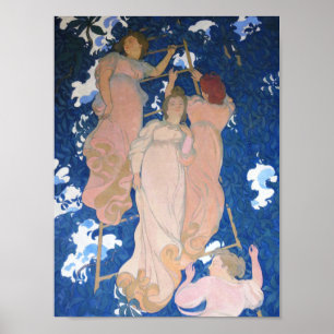 Affiche L'échelle dans le feuillage, Maurice Denis
