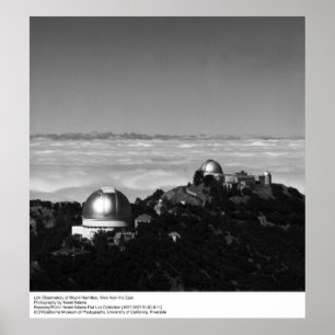 Affiche Léchez l'observatoire au bâti Hamilton par Ansel