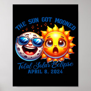 Affiche L'éclipse solaire a été lunaire
