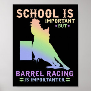Affiche L'École Est Importante, Mais La Course Rrel Est Im