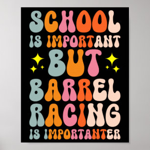 Affiche L'École Est Importante, Mais La Course Rrel Est Im