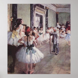 Affiche Leçon de ballet Edgar Degas