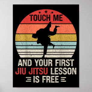 Affiche Leçon de Jiu Jitsu Touch Ft est Brésilien Jiu Jits