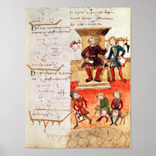 Affiche Leçon mathématique, d'un traité mathématique