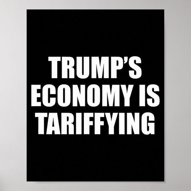 Affiche L'économie de Trump est en train de Tarifer le tar (Devant)