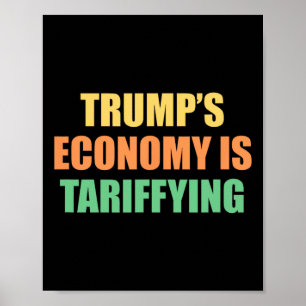Affiche L'économie de Trump est en train de Tarifer Politi