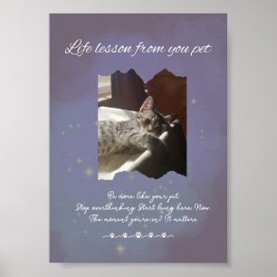 Affiche Leçons de vie personnalisées et rêveuses de votre