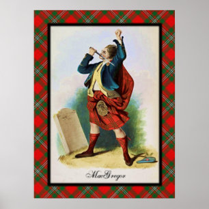 Affiche L'écossais de MacGregor de clan rêve l'affiche