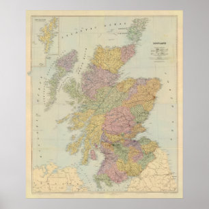 Affiche L'Ecosse composée