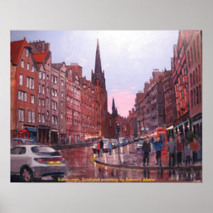 Affiche L'Ecosse, Edimbourg