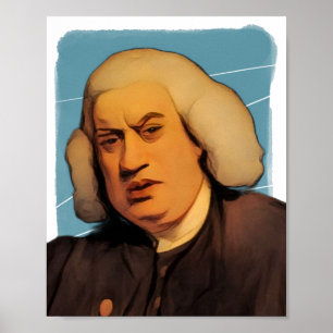 Affiche L'écrivain anglais Samuel Johnson