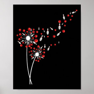 Affiche Lecteur Dandelion Bowling Louveur de fleurs