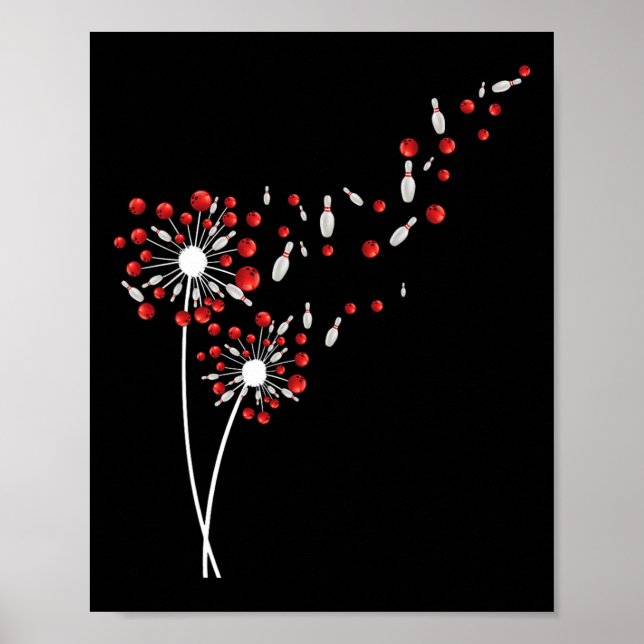 Affiche Lecteur Dandelion Bowling Louveur de fleurs (Devant)