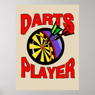 Affiche Lecteur Dart professionnel, modifier du texte