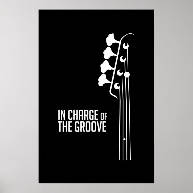 Affiche Lecteur de basse en charge du Groove (Devant)