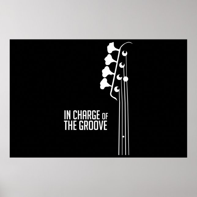 Affiche Lecteur de basse en charge du Groove (Devant)