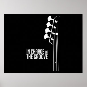 Affiche Lecteur de basse en charge du Groove