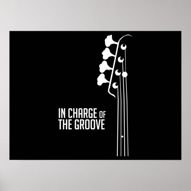 Affiche Lecteur de basse en charge du Groove (Devant)