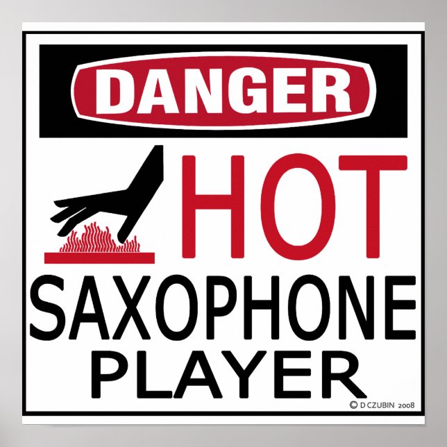 Affiche Lecteur Hot Saxophone (Devant)