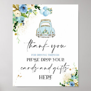 Affiche Lecteur Par Cartes Baby showers Cadeaux Signal Flo