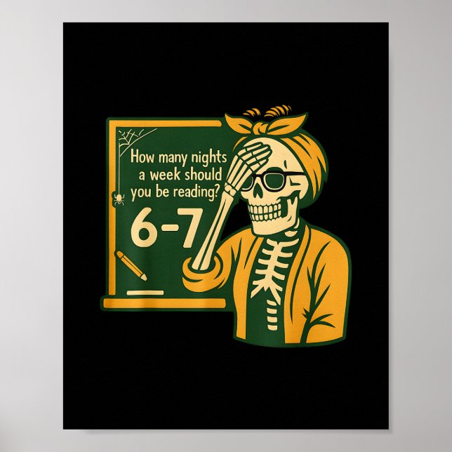 Affiche Lecture 67 Mème Professeur d'anglais Drôle 67 Amou (Devant)