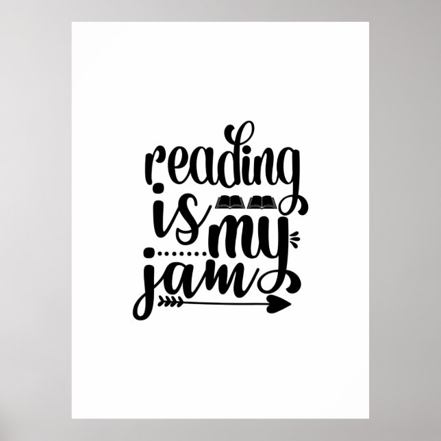 Affiche Lecture Art Reading est My Jam (Devant)