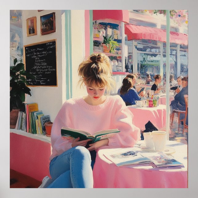 Affiche Lecture au Café Cosy : Charme de l'Art des Moments (Devant)